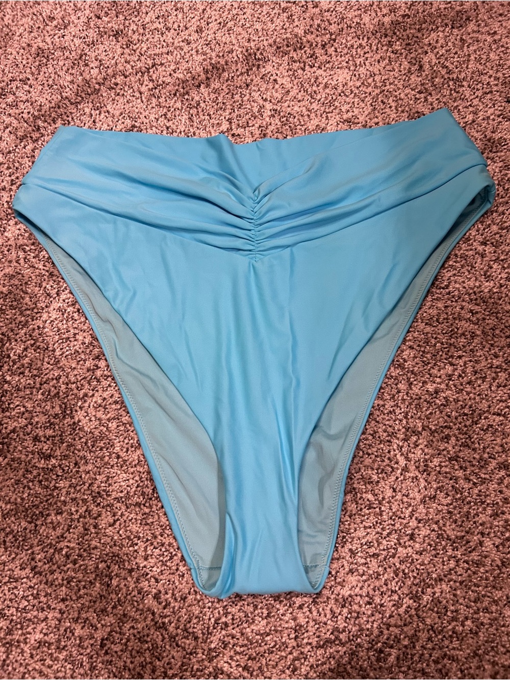 NWT Aerie High Cut Ruched Cheeky Bikini Bottom Size XXL